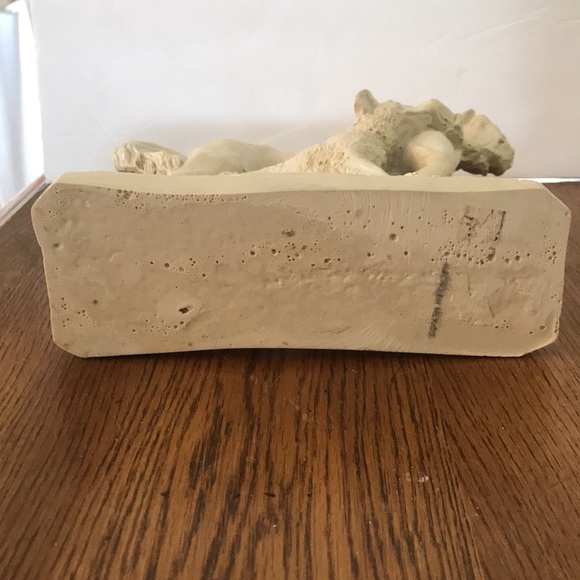 Bisque White Horse and Female with Dog - Picture 8 of 10